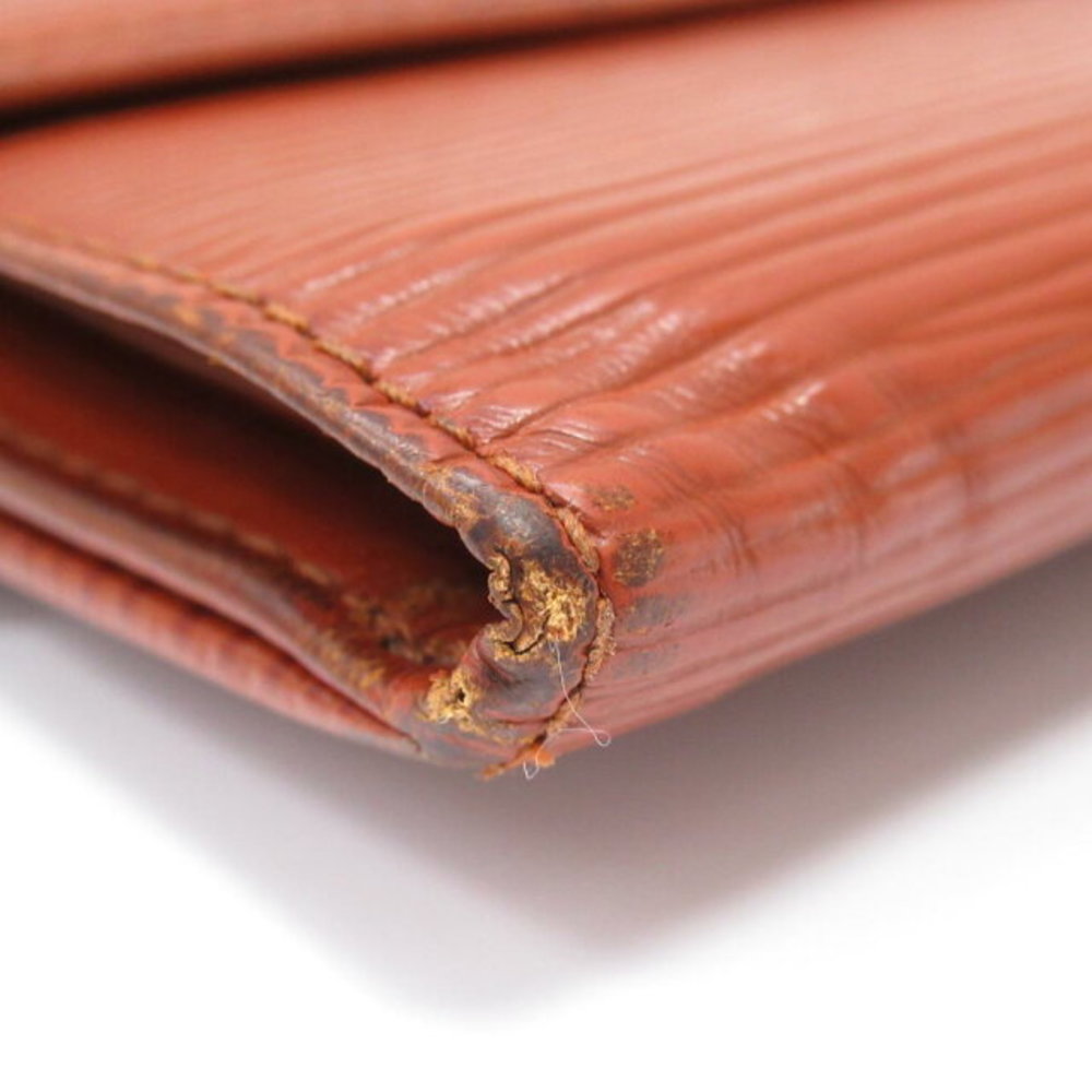 Louis Vuitton Double Hook Wallet Porte Monnaie Carte Epi Brown - Picture 11 of 16